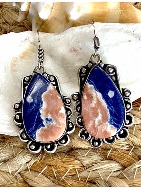 Sodalite Stone Earrings